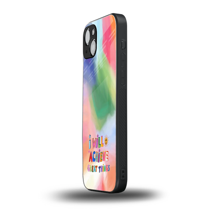 Goal Setter iphone 15 mobile cover | shockproof glass phone case