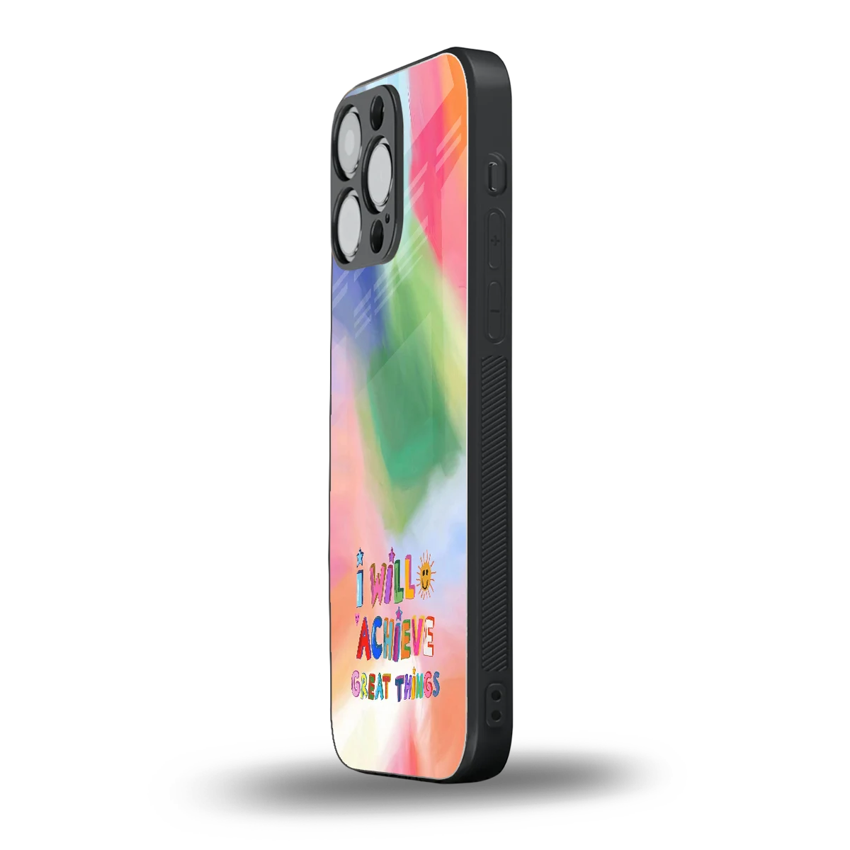 Goal Setter iphone 16 pro max mobile cover | shockproof glass phone case