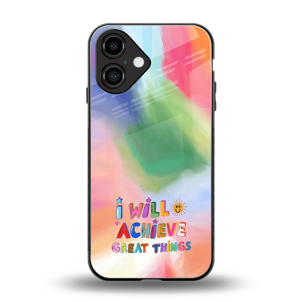 Goal Setter back phone cover | glass case for iphone 16