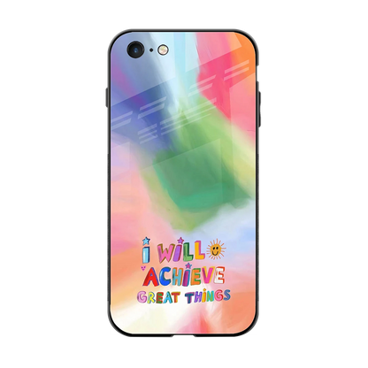 Goal Setter back phone cover | glass case for iphone 6s