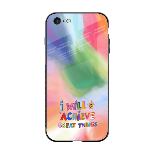 Goal Setter back phone cover | glass case for iphone 6s plus