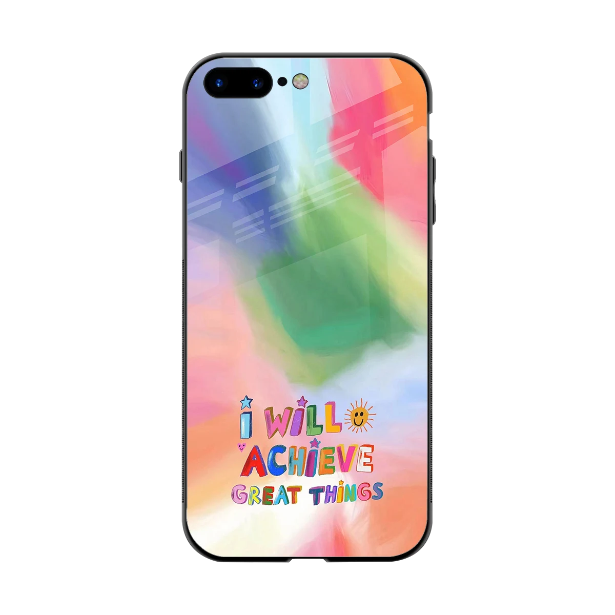 Goal Setter back phone cover | glass case for iphone 7 plus