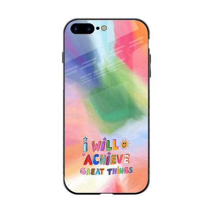 Goal Setter back phone cover | glass case for iphone 7 plus