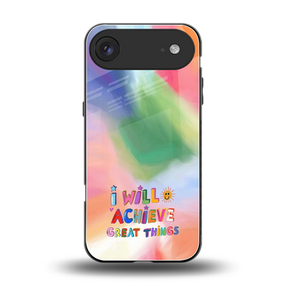 Goal Setter back phone cover | glass case for iphone air