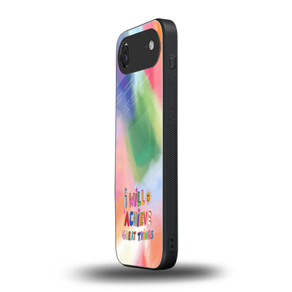 Goal Setter iphone air mobile cover | shockproof glass phone case