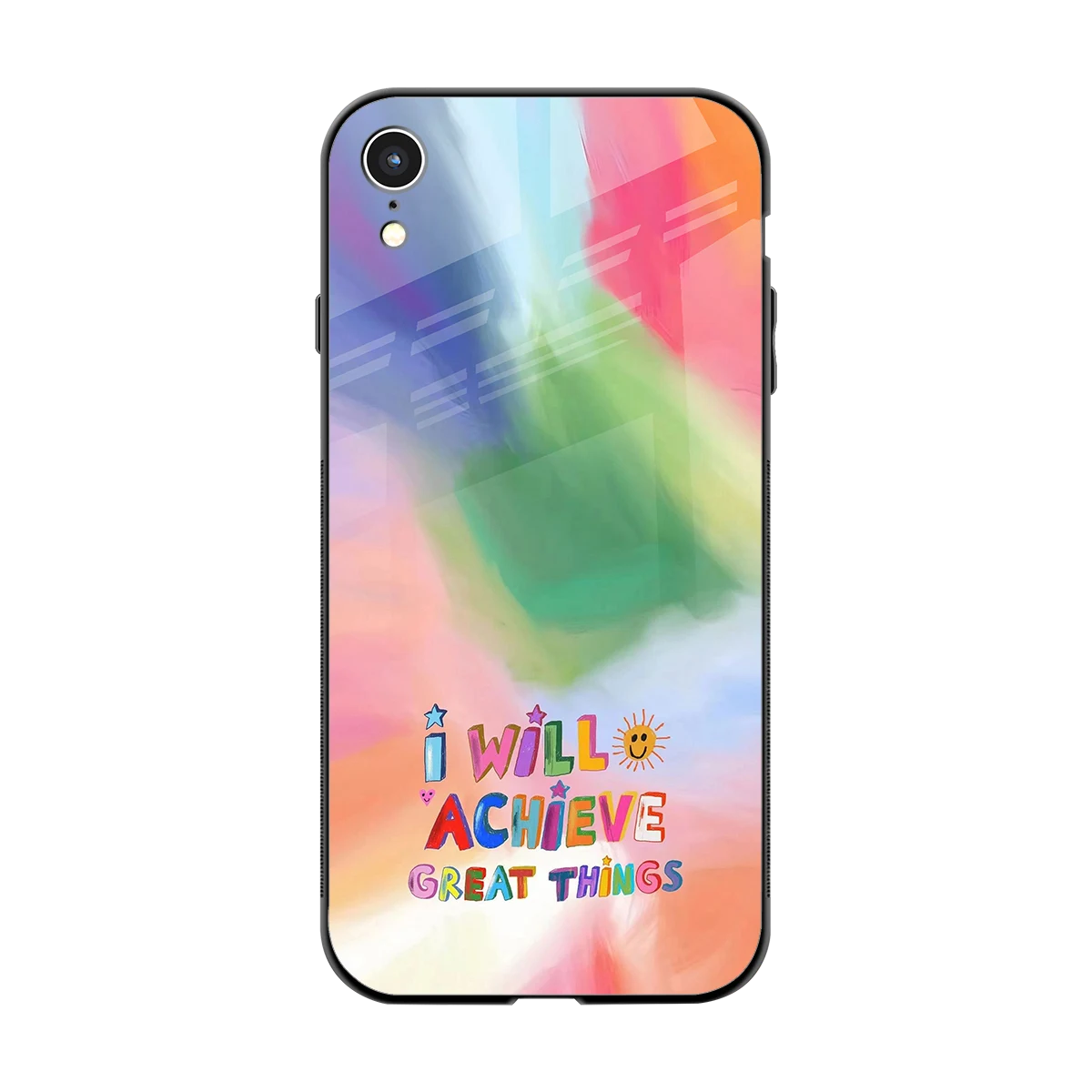 Goal Setter back phone cover | glass case for iphone xr