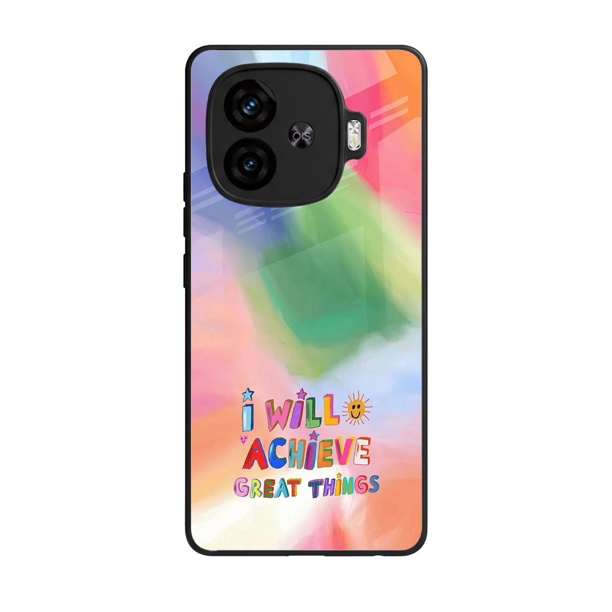 Goal Setter back phone cover | glass case for iqoo neo 10r 5g