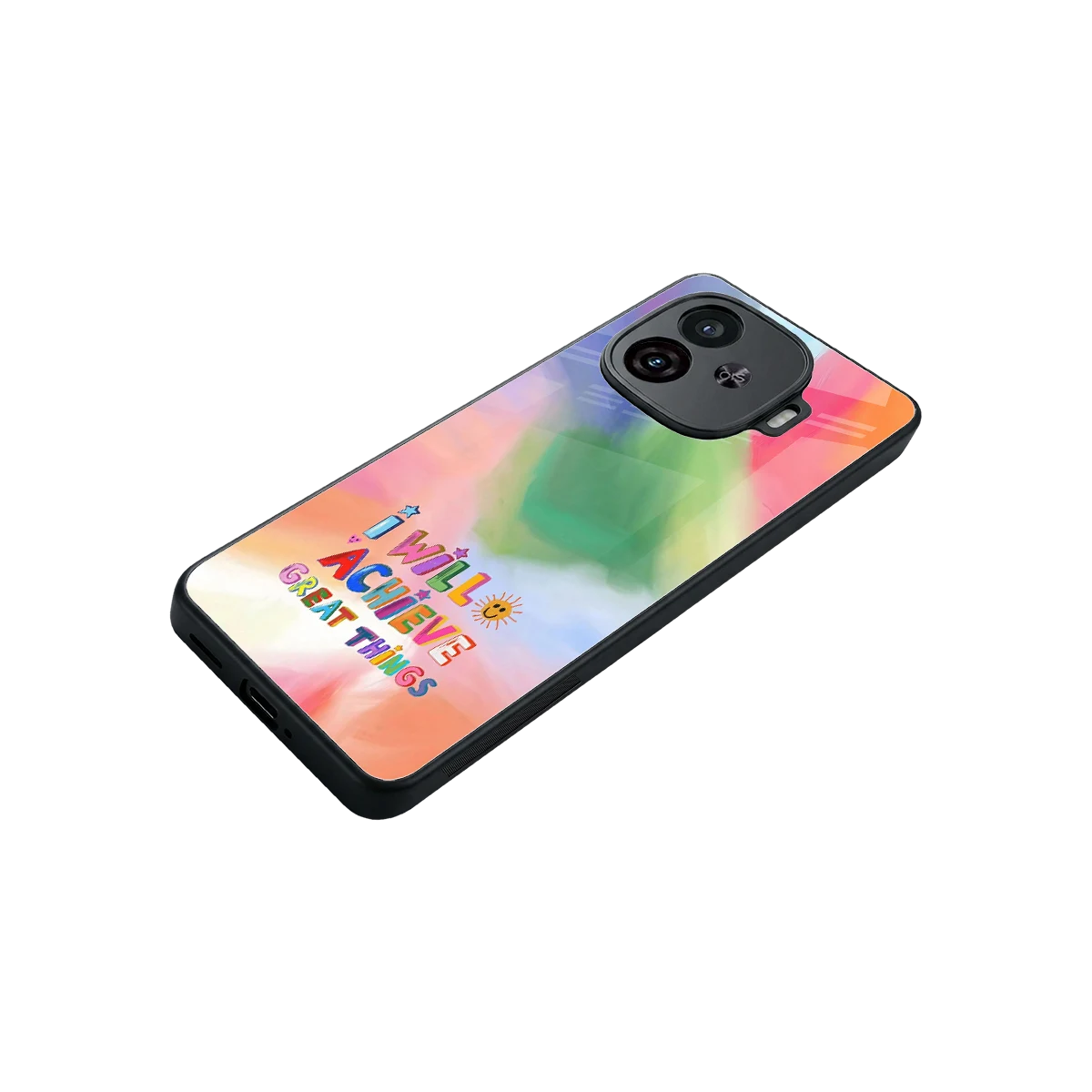 Goal Setter stylish phone case for iqoo neo 10r 5g | glossy glass and slim fit