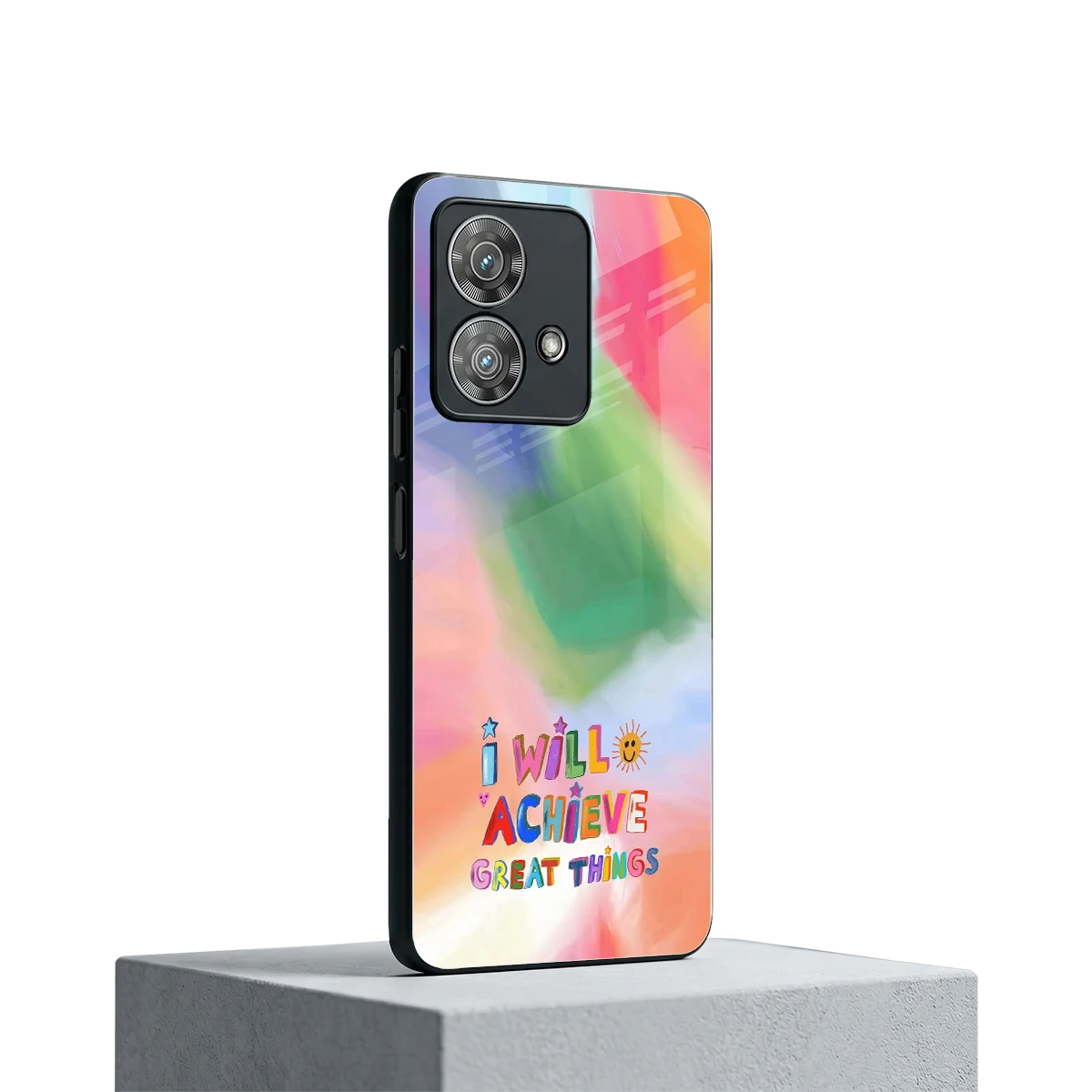 Goal Setter motorola edge 40 neo 5g mobile cover | shockproof glass phone case
