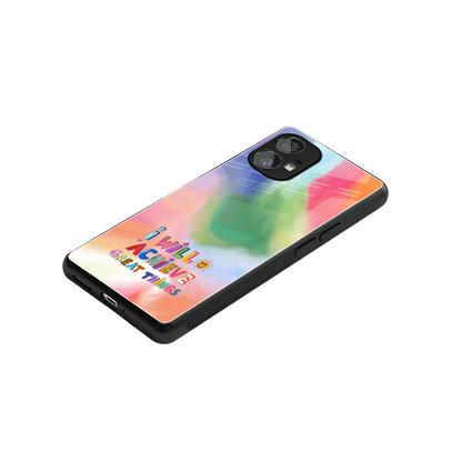 Goal Setter stylish phone case for nothing phone 1 | glossy glass and slim fit