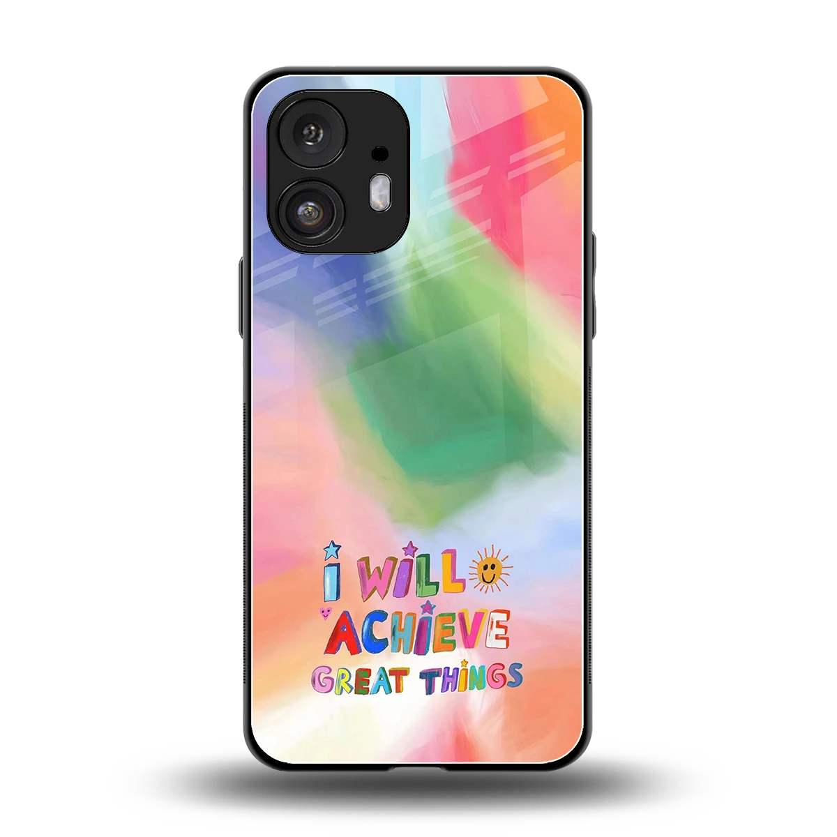 Goal Setter back phone cover | glass case for nothing phone 2