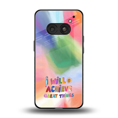Goal Setter back phone cover | glass case for nothing phone 2a plus