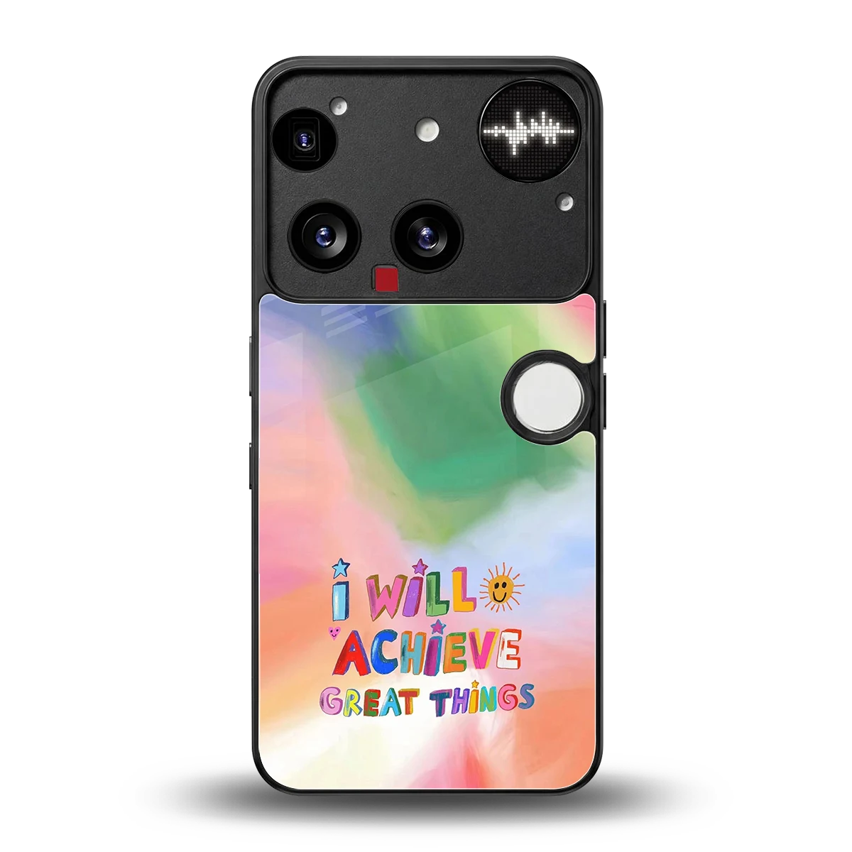 Goal Setter back phone cover | glass case for nothing phone 3