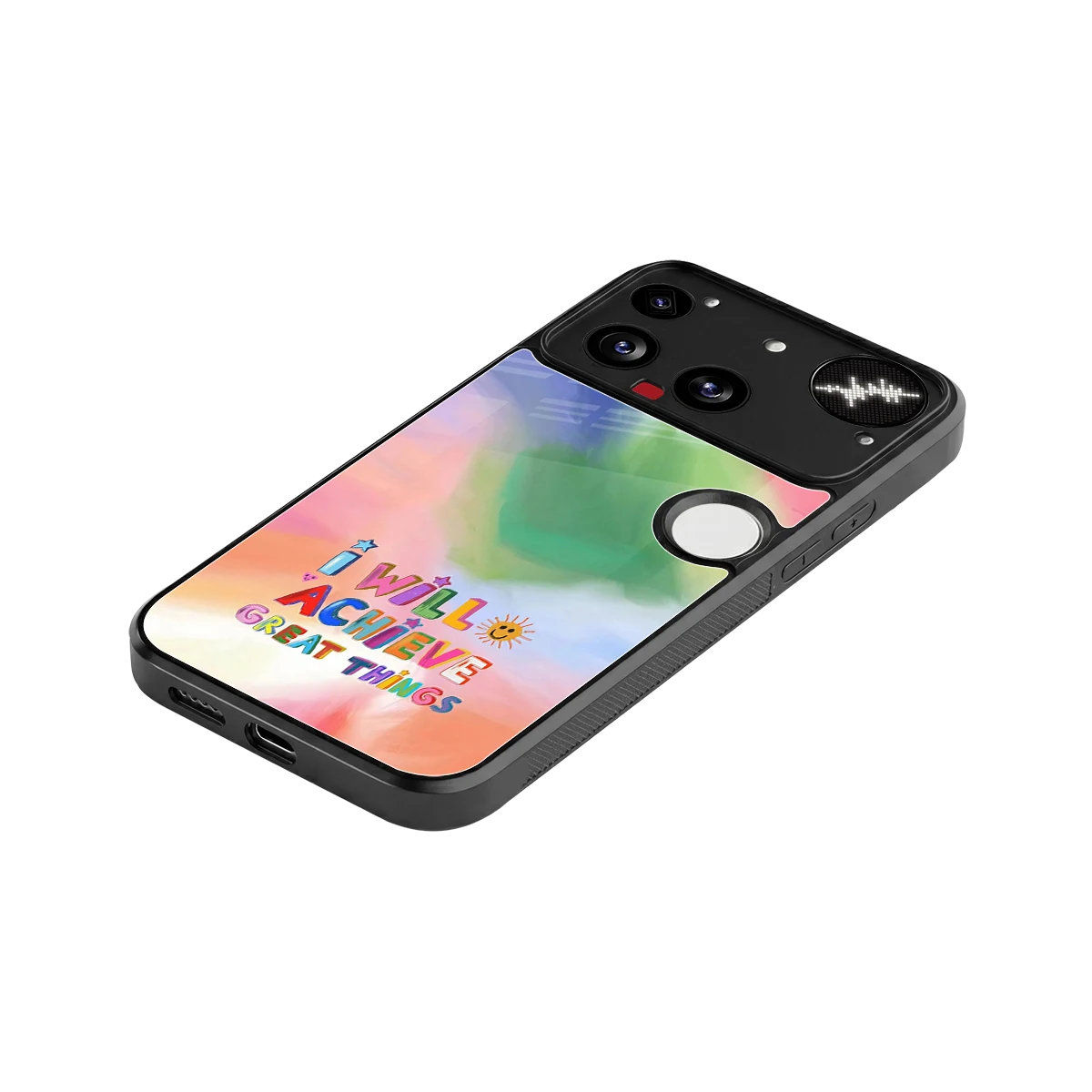 Goal Setter stylish phone case for nothing phone 3 | glossy glass and slim fit
