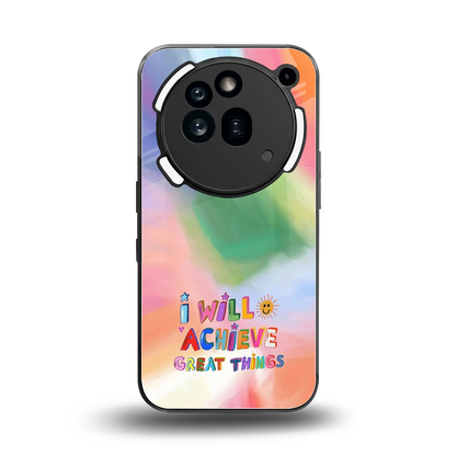 Goal Setter back phone cover | glass case for nothing phone 3a pro