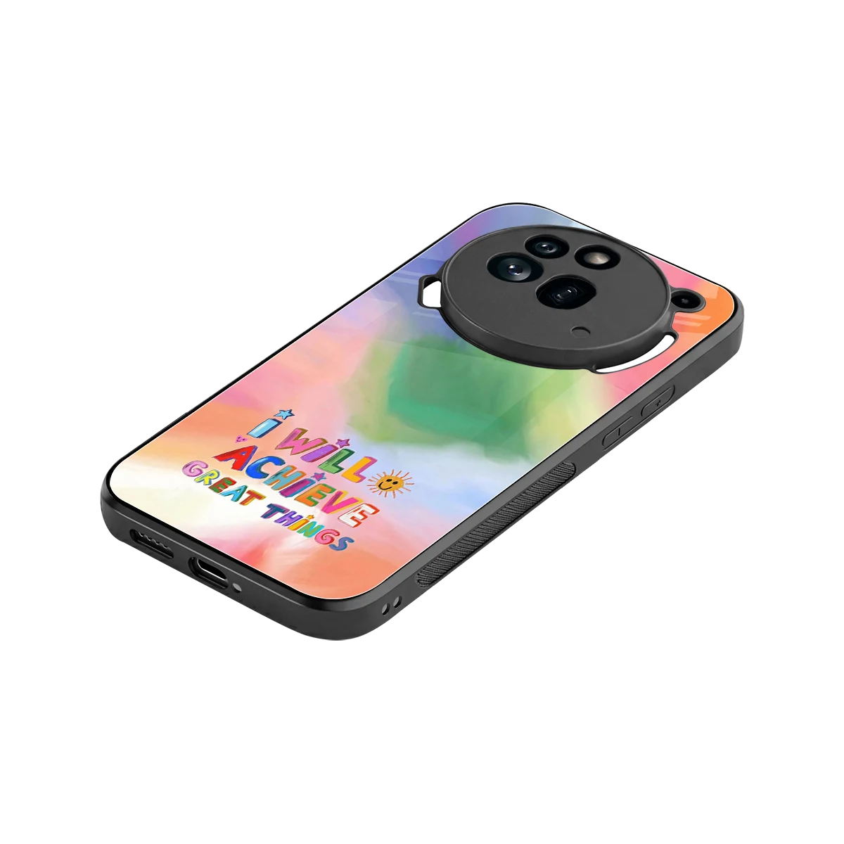 Goal Setter stylish phone case for nothing phone 3a pro | glossy glass and slim fit