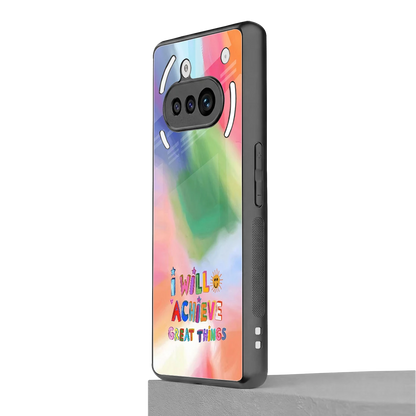 Goal Setter nothing phone 3a mobile cover | shockproof glass phone case