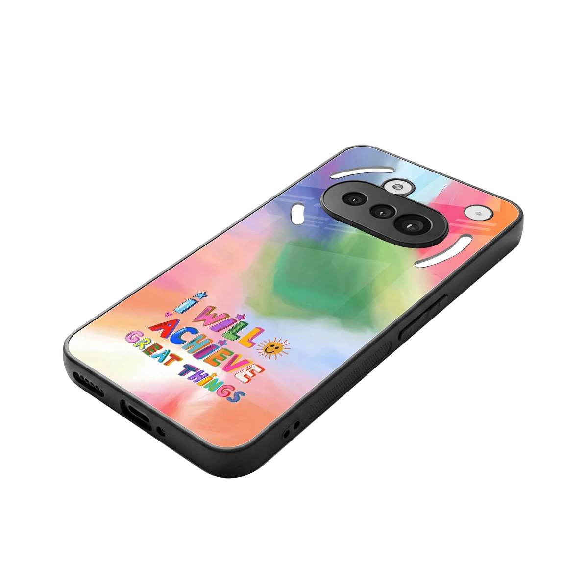 Goal Setter stylish phone case for nothing phone 3a | glossy glass and slim fit