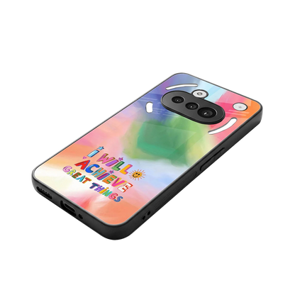 Goal Setter stylish phone case for nothing phone 3a | glossy glass and slim fit
