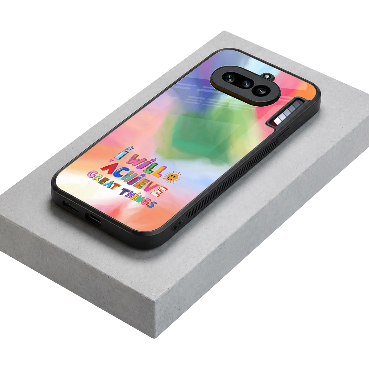Goal Setter stylish phone case for nothing phone 4a | glossy glass and slim fit