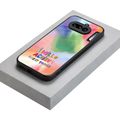 Goal Setter stylish phone case for nothing phone 4a | glossy glass and slim fit