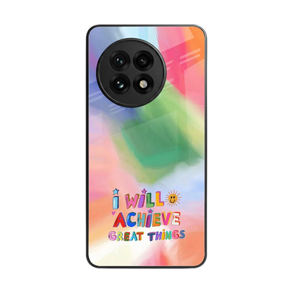 Goal Setter back phone cover | glass case for oneplus 13r