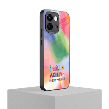 Goal Setter oneplus 13s mobile cover | shockproof glass phone case