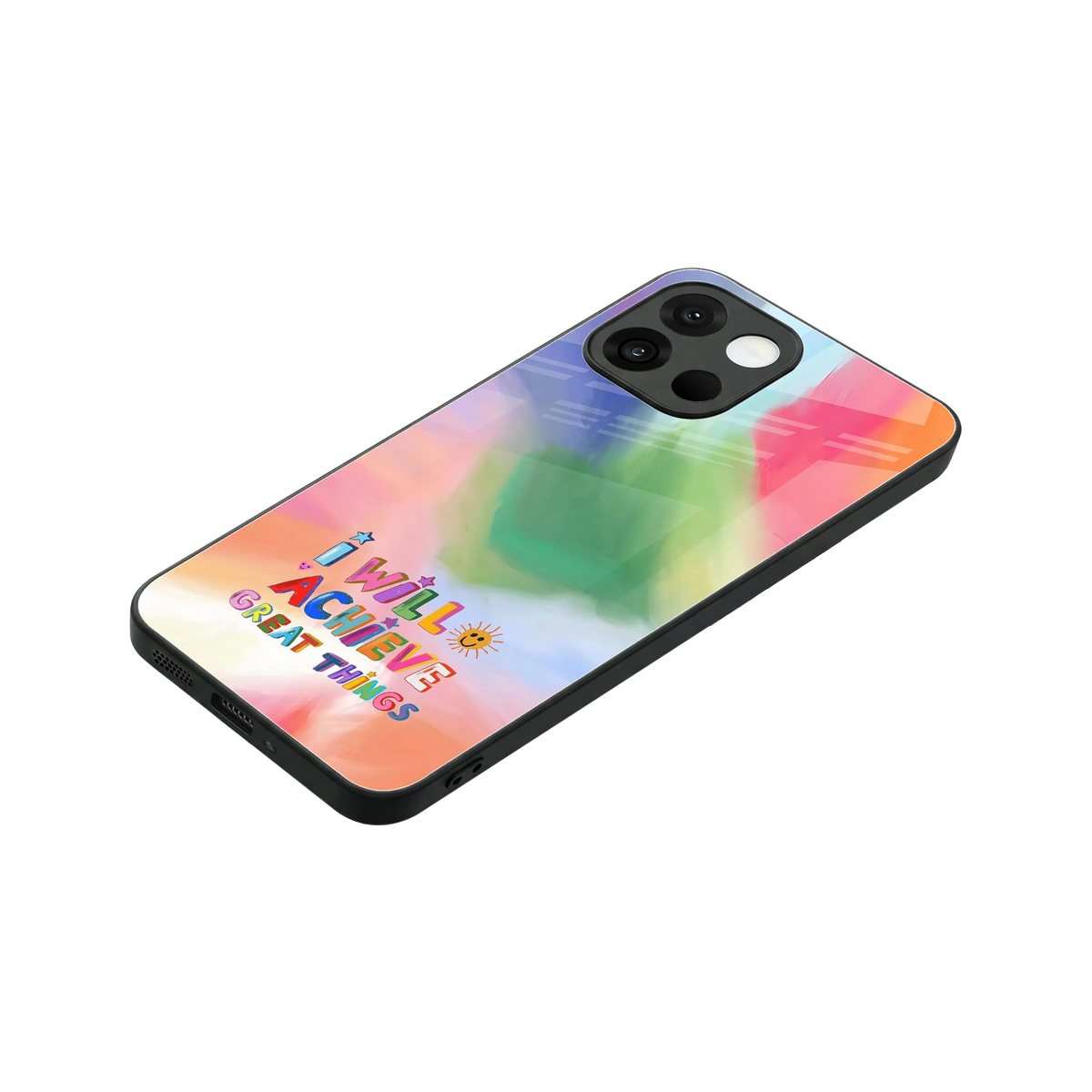 Goal Setter stylish phone case for oneplus 13s | glossy glass and slim fit