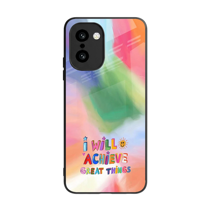 Goal Setter back phone cover | glass case for oneplus 15r
