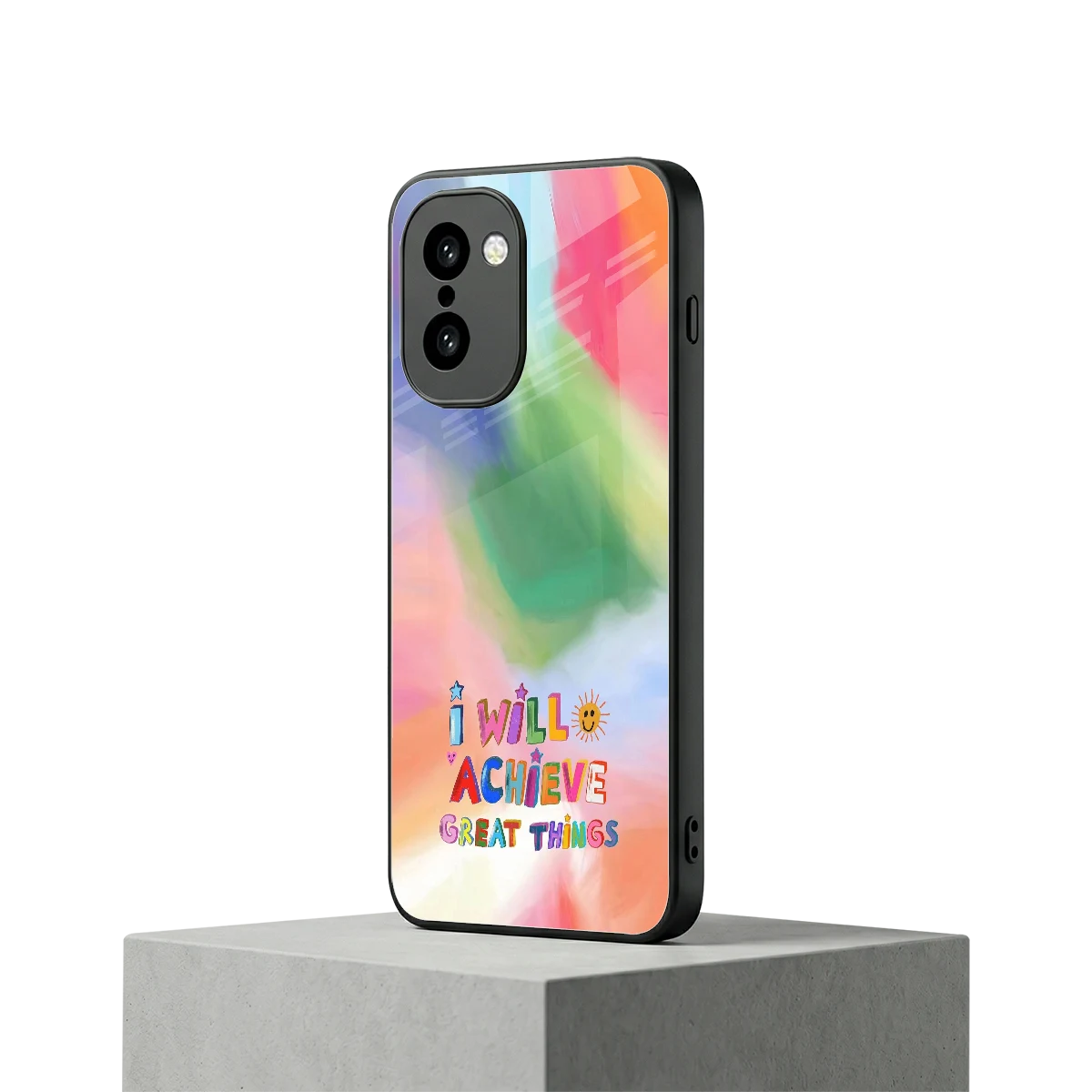 Goal Setter oneplus 15r mobile cover | shockproof glass phone case