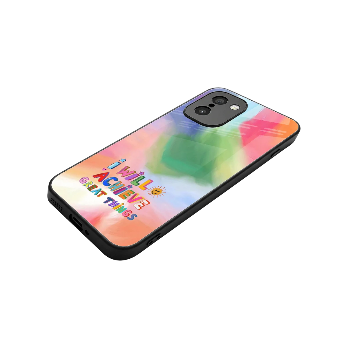 Goal Setter stylish phone case for oneplus 15r | glossy glass and slim fit