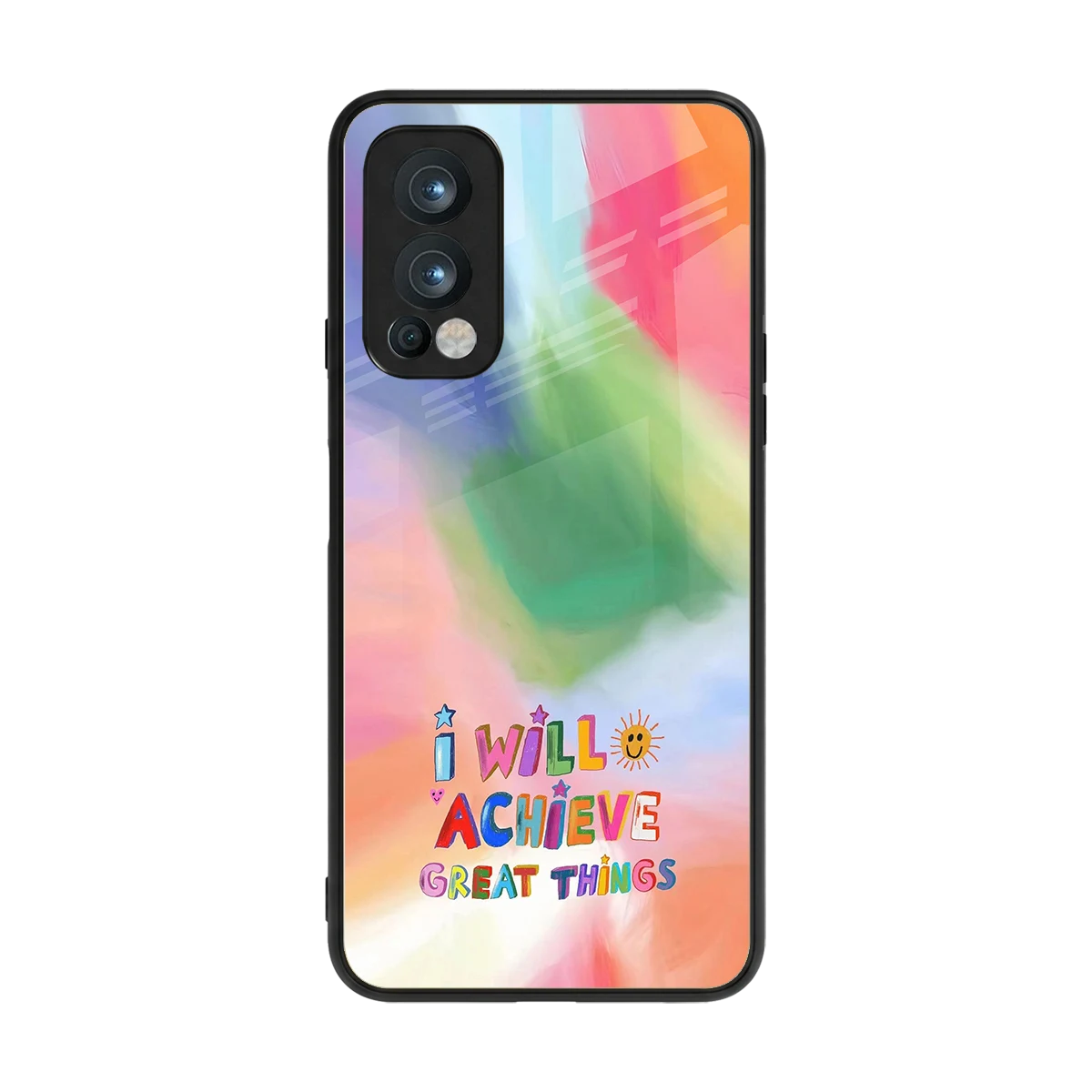 Goal Setter back phone cover | glass case for oneplus nord 2