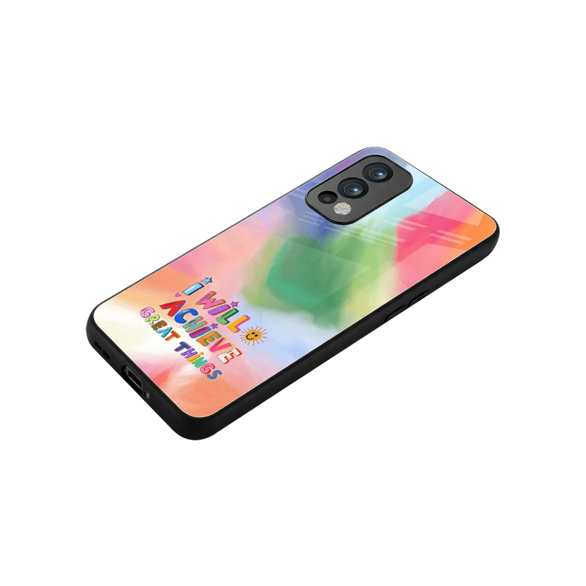 Goal Setter stylish phone case for oneplus nord 2 | glossy glass and slim fit