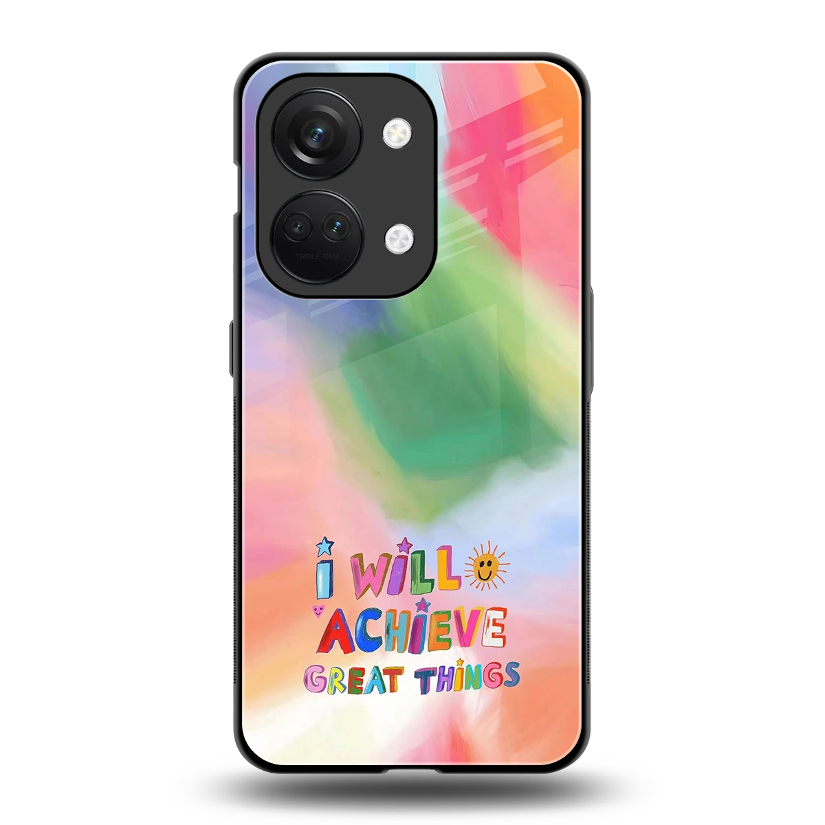 Goal Setter back phone cover | glass case for oneplus nord 3