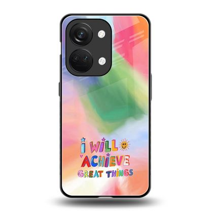 Goal Setter back phone cover | glass case for oneplus nord 3