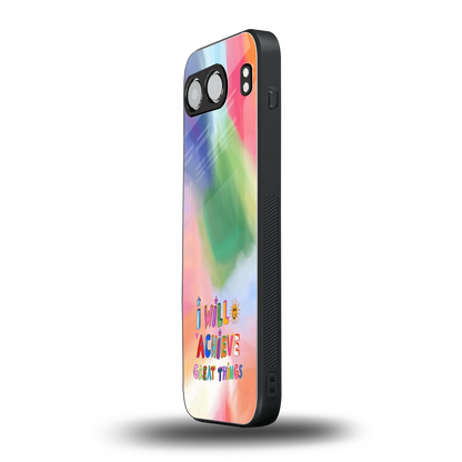 Goal Setter oneplus nord 4 mobile cover | shockproof glass phone case