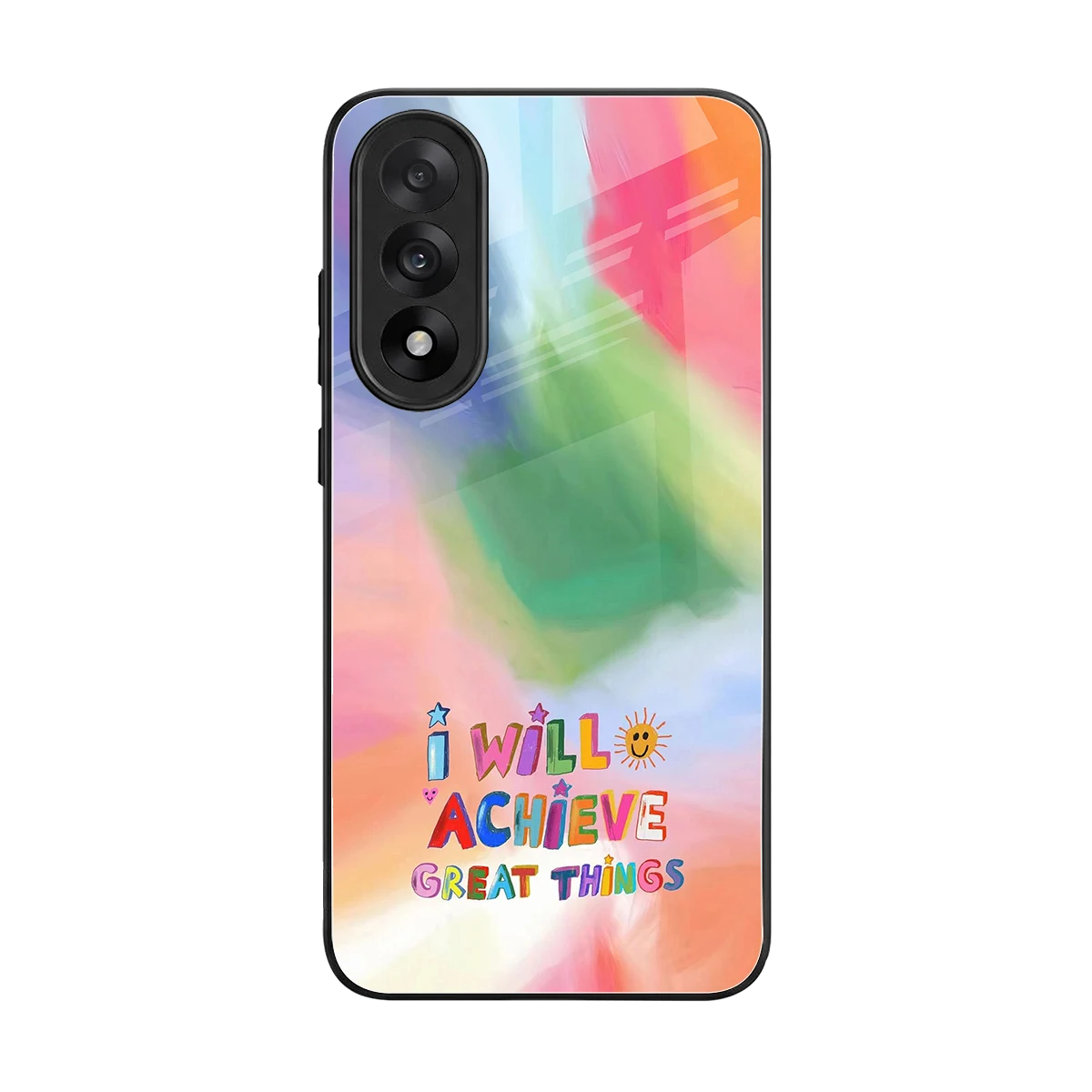 Goal Setter back phone cover | glass case for oneplus nord 5