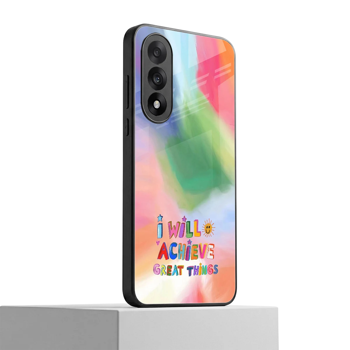 Goal Setter oneplus nord 5 mobile cover | shockproof glass phone case