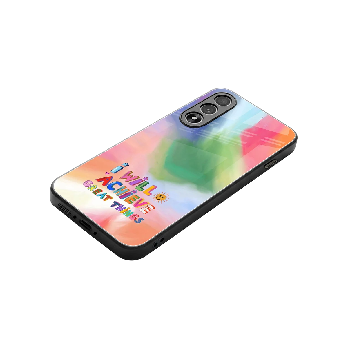 Goal Setter stylish phone case for oneplus nord 5 | glossy glass and slim fit