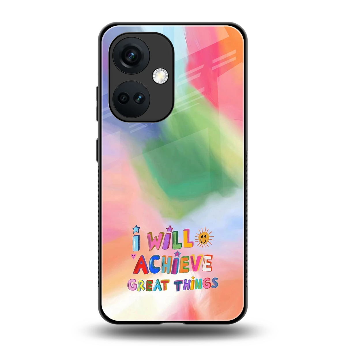 Goal Setter back phone cover | glass case for oneplus nord ce 3