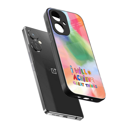 Goal Setter sleek oneplus nord ce 3 cover with tempered glass back and TPU edges