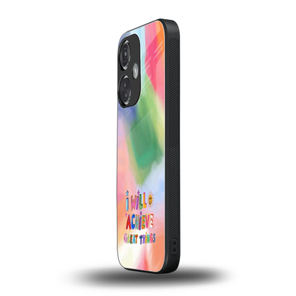 Goal Setter oneplus nord ce 3 mobile cover | shockproof glass phone case