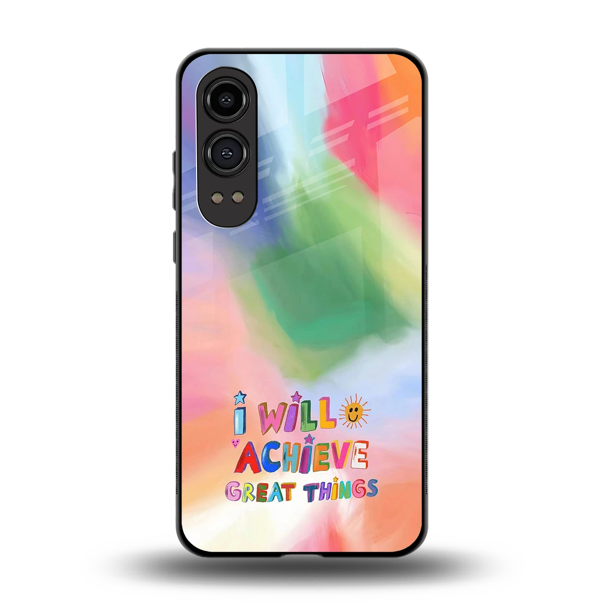 Goal Setter back phone cover | glass case for oneplus nord ce 4 lite