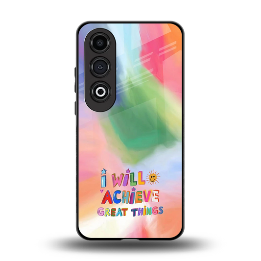 Goal Setter back phone cover | glass case for oneplus nord ce 4