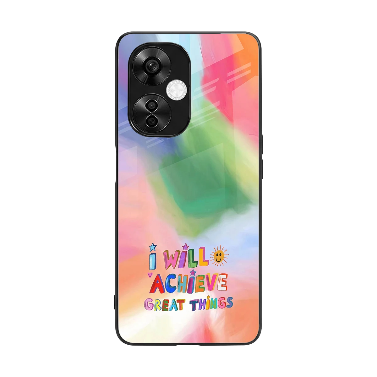 Goal Setter back phone cover | glass case for oneplus nord ce 3 lite