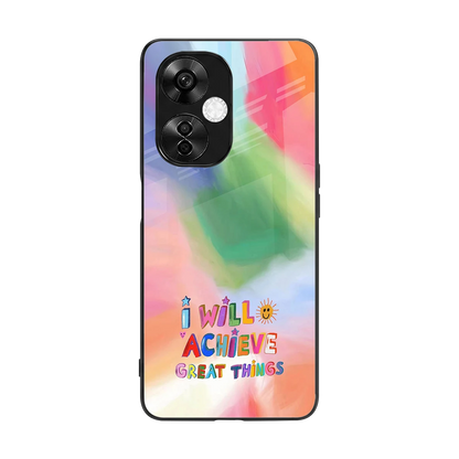 Goal Setter back phone cover | glass case for oneplus nord ce 3 lite