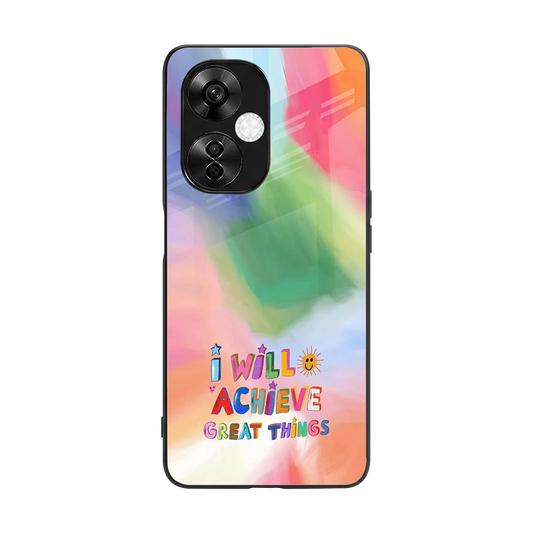 Goal Setter back phone cover | glass case for oneplus nord ce 3 lite
