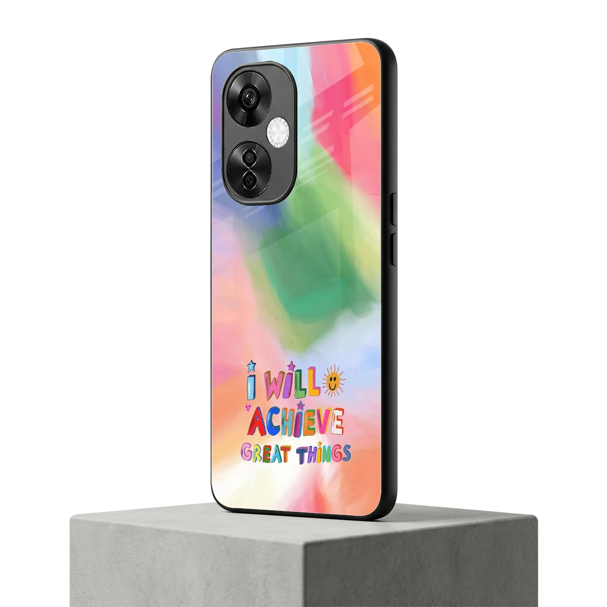 Goal Setter oneplus nord ce 3 lite mobile cover | shockproof glass phone case