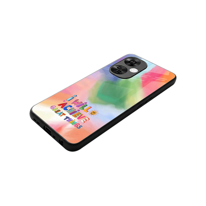 Goal Setter stylish phone case for oneplus nord ce 3 lite | glossy glass and slim fit
