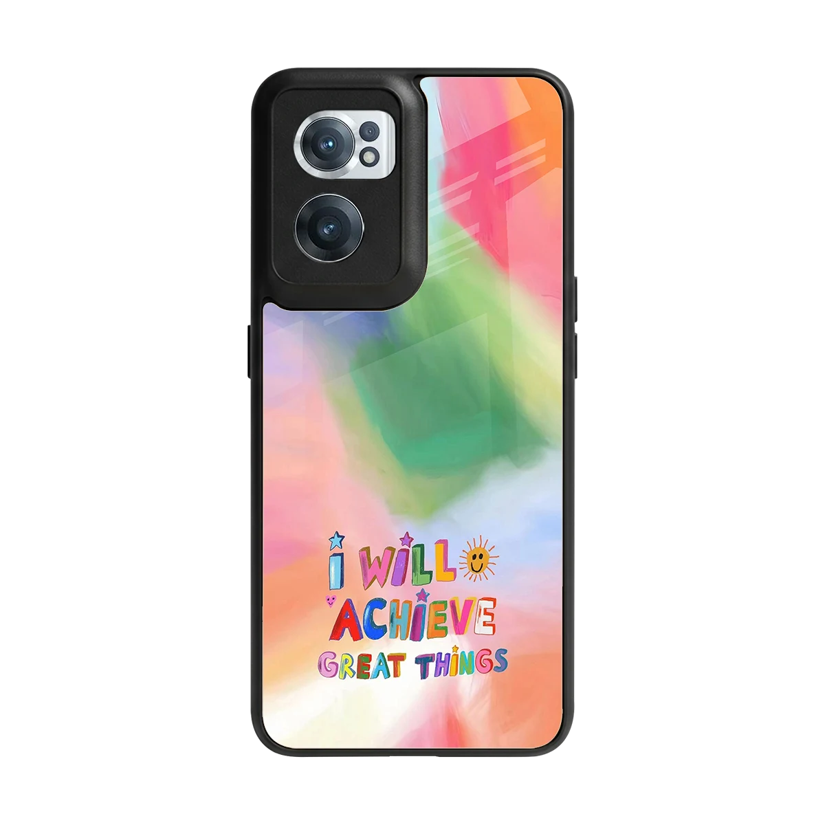 Goal Setter back phone cover | glass case for oneplus nord ce 2